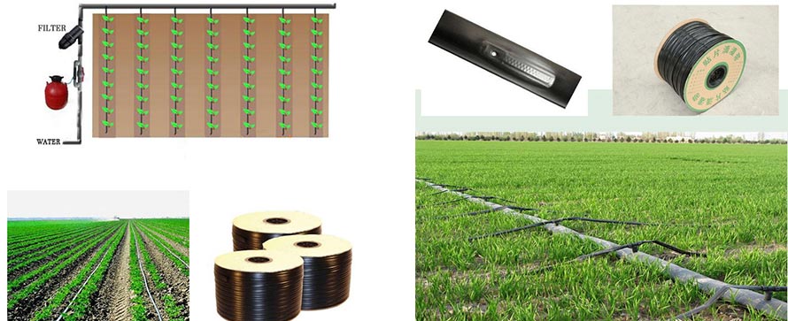 Sprinkler Embedded Columnar Drip Irrigation Tube Tape