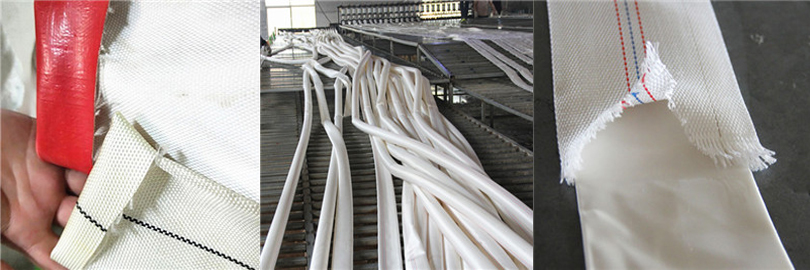 White Marine Used PVC Fabric Fire Hose