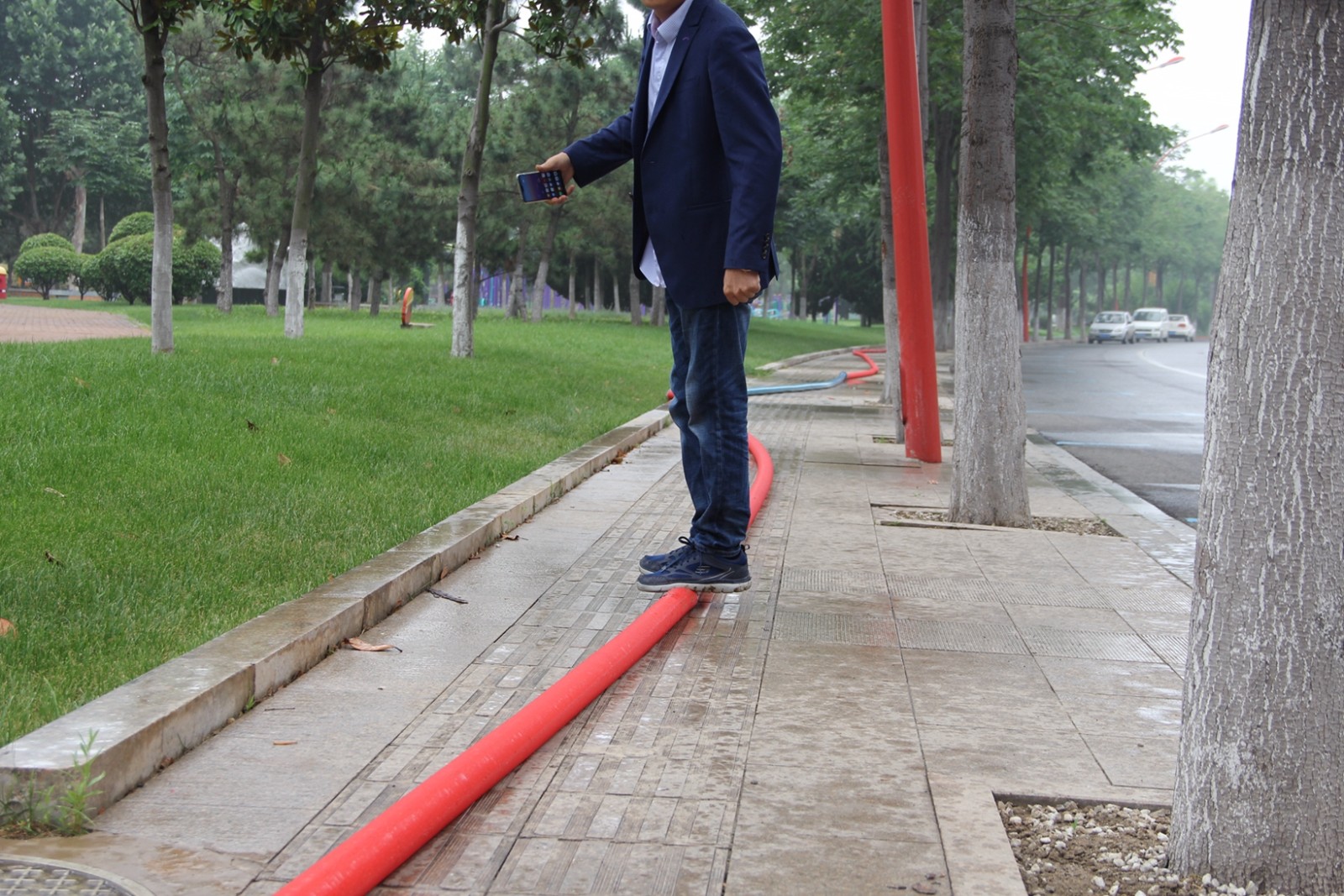 5 Inch Big Size PVC Plastic Hose Pipe For Irrigation